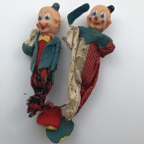 Creepy Clowns. Will Haunt You In Your Sleep Vintage 1960's era